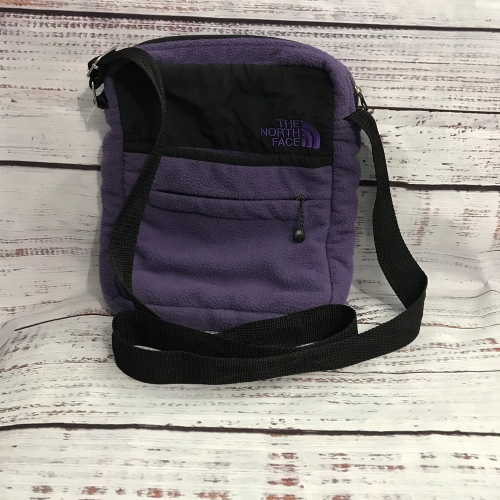 The North Face Purple Fleece Crossbody Bag